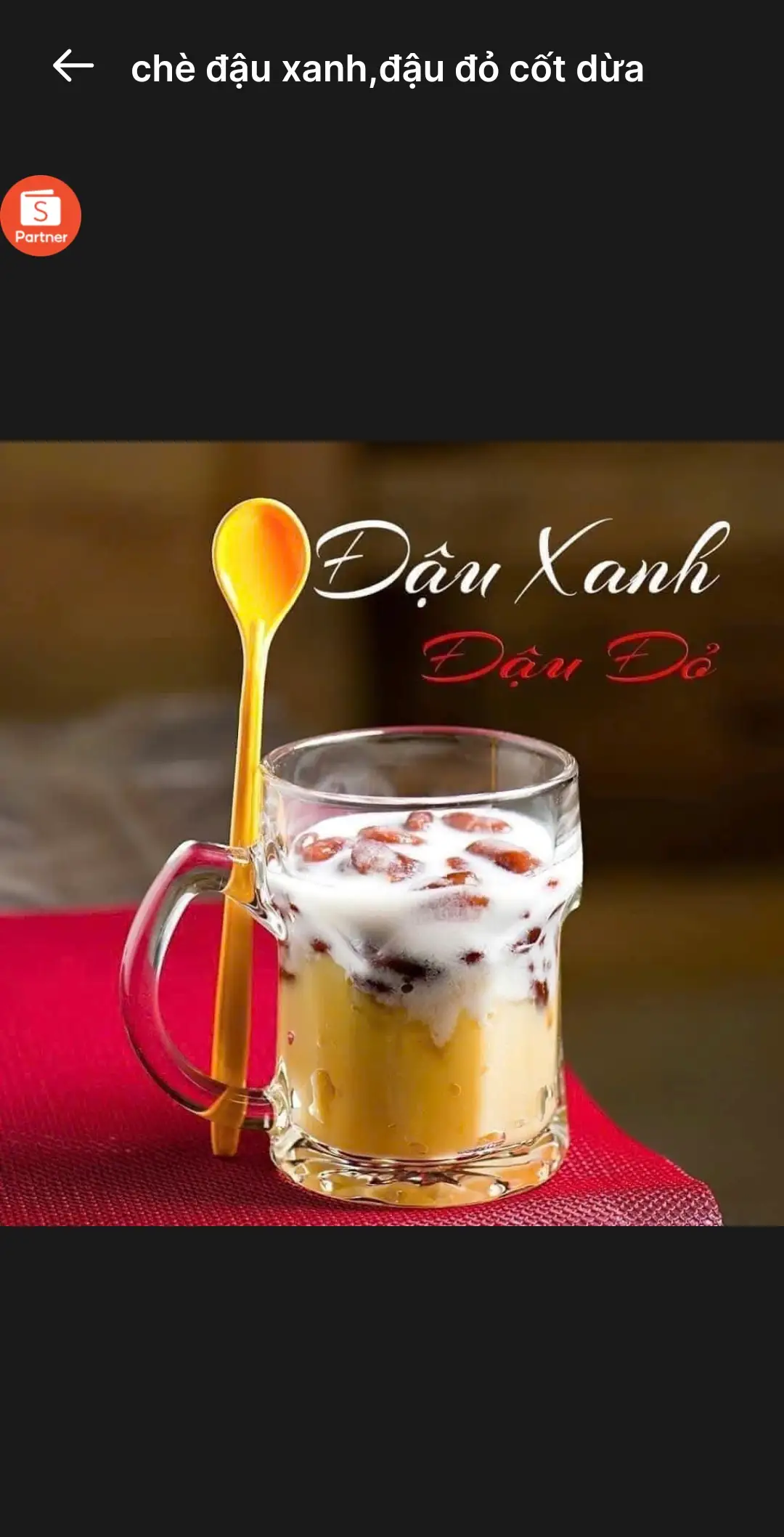 chè đậu xanh đậu đỏ cốt dừa - 42.000 ₫ tại Chè & Trà Sữa Mẹ Pond - Tôn Thất Thuyết
