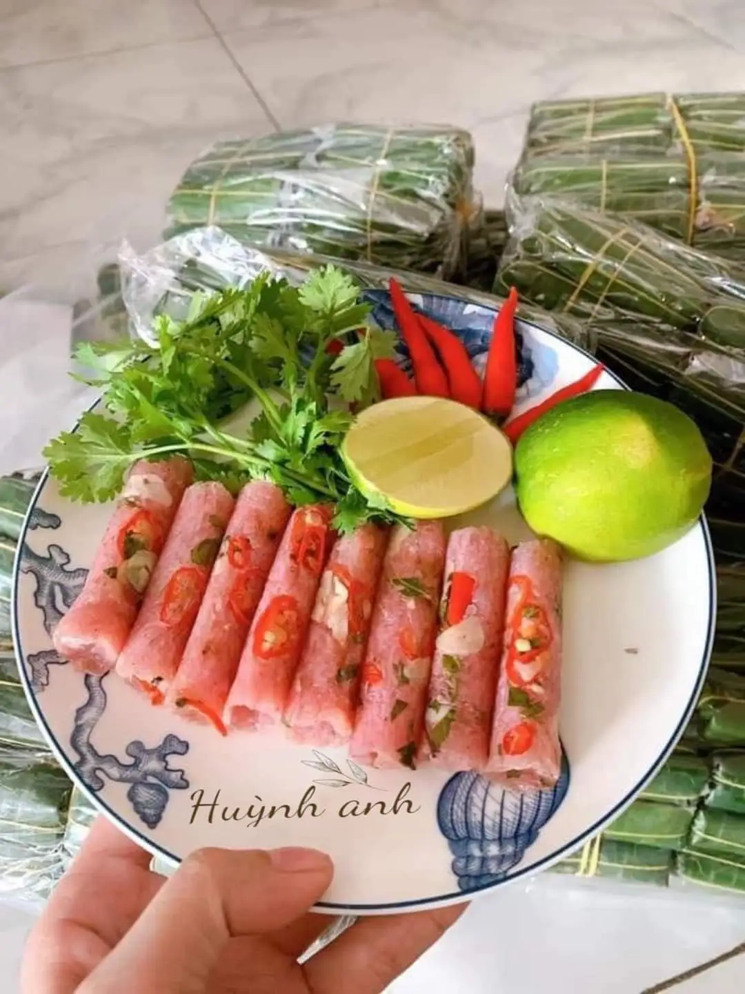 Hình ảnh  ĐẶC SẢN nem chua THANH HÓA (HƯƠNG VỊ XƯA) 30 cái