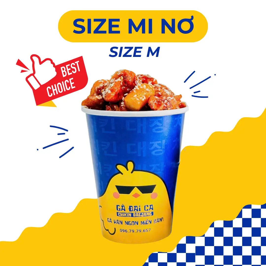 Gà Rán Lắc/Sốt Size Mi Nơ (M) - 65.000 ₫ tại Gà Đại Ca - Gà Rán Sốt Hàn - Vạn Kiếp