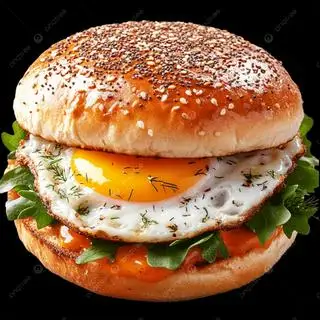 Hình ảnh Burger trứng