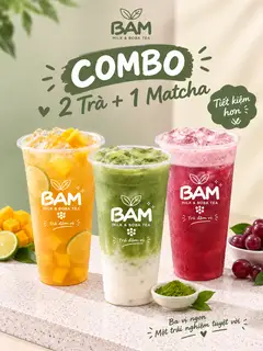 Hình ảnh Combo 2 trà trái cây bất kì + 1 Matcha 
