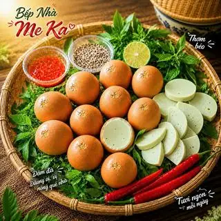 Hình ảnh trứng gà nướng 