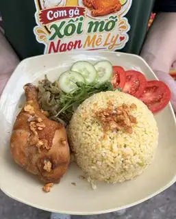 Hình ảnh Cơm đùi tỏi gà