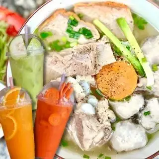 Hình ảnh Combo Bún Mọc + Nước Ép