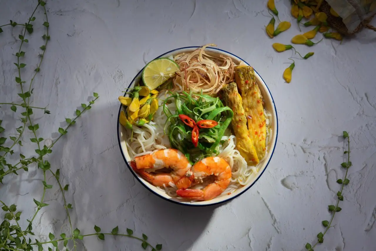 Bún cá - tôm - 68.000 ₫ tại Bún Cá Châu Đốc Dì Huệ - Lê Quang Định