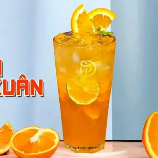 Hình ảnh Trà xanh chanh cam nhài