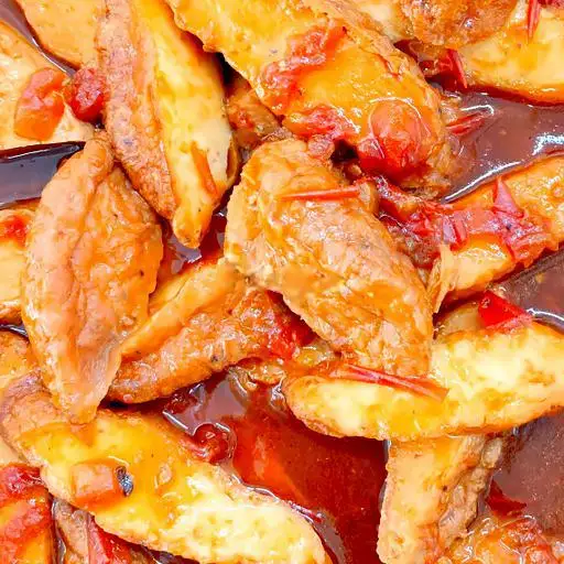Cơm chả cá sốt cà chay - 42.000 ₫ tại Cơm Chay Liên Yến - Trần Văn Đang