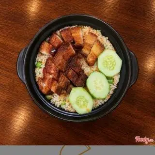 Hình ảnh thố ba rọi chiên mắm tỏi+pesi