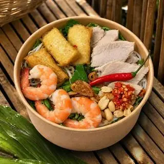Hình ảnh BÚN NƯỚC TƯƠNG TÔM THỊT ĐẬU HŨ CHIÊN