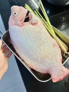 Hình ảnh Cháo cá diêu hồng mix hạt kê vàng