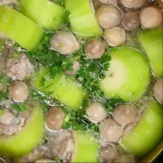 Canh bầu nấm chay - 69.000 ₫ tại Quán Chay Ngọc Thọ - Phạm Ngũ Lão