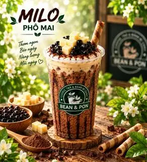 Hình ảnh Milo phô mai tươi size M
