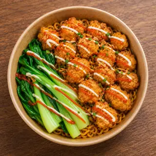 Hình ảnh Mì Trộn Indomie Gà Viên ( 1 vắt )
