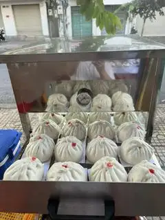 Steam Buns 1 Salted Egg + 2 Quail Eggs + Char Siu - 33.000 ₫ tại Shop Ăn Vặt Vip 434 - Nguyễn ĐÌnh Chiểu
