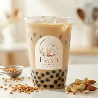 Hình ảnh Trà sữa hạt gạo rang