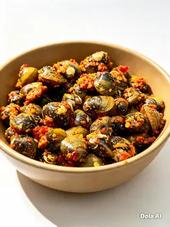 Hình ảnh Hến sấy muối ớt -500g
