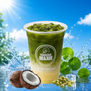 Hình ảnh Rau má đậu xanh sữa dừa - size L