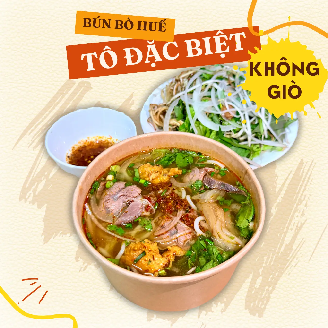 Bún Bò Huế Tô Đặc Biệt (Không Giò) - 75.000 ₫ tại Cháo & Bánh Xèo Sóc Trăng Lộc Như Ý - Xô Viết Nghệ Tĩnh