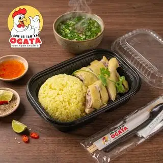 Hình ảnh Combo - cơm - 1/4 góc đùi chặt - gỏi - canh lá giang