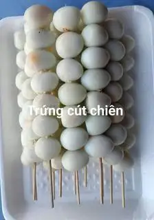 trứng cút chiên  - 15.000 ₫ tại Bánh Tráng & Cá Viên Thảo - Phạm Thế Hiển