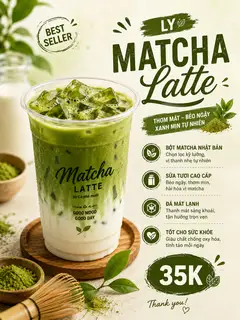 Hình ảnh Matcha latte 