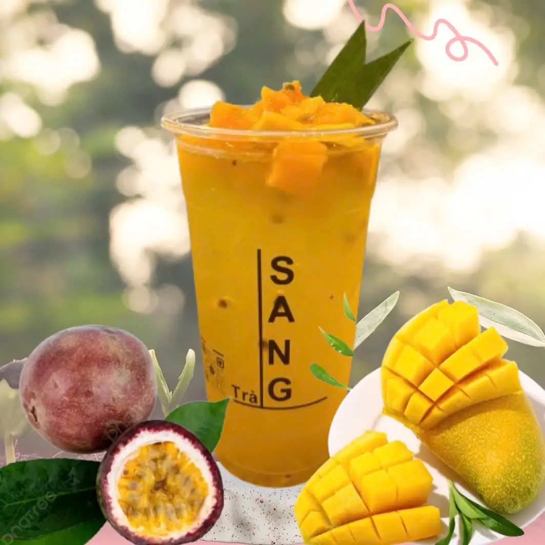 Trà Xoài Chanh Leo Ly 1L - 41.000 ₫ tại Trà Sang - Trà Trái Cây Đậm Vị - Phùng Văn Cung