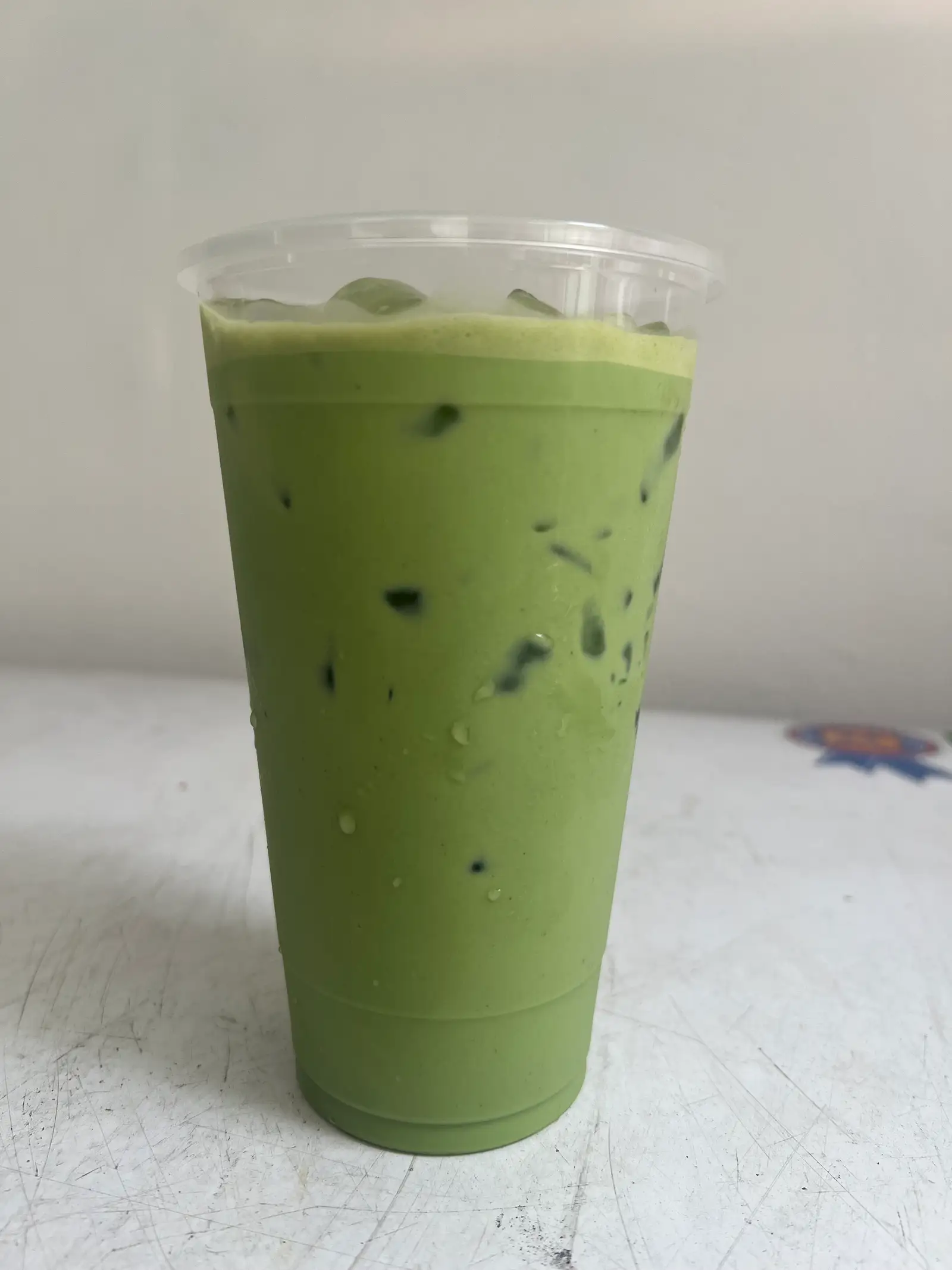 Matcha sữa đá - 28.000 ₫ tại Món Bột Chiên Trứng Đánh, Bánh Hẹ & Matcha Latte - Nguyễn Duy Dương