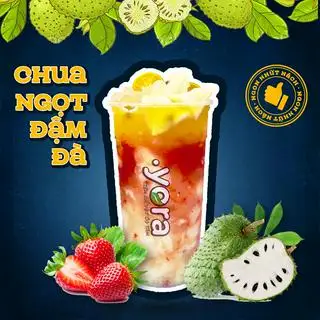 Trà Mãng cầu dâu [L] - 43.000 ₫ tại Trà Sữa YORA - Ăn Vặt & Đá Xay & Milo - Nguyễn Văn Lạc