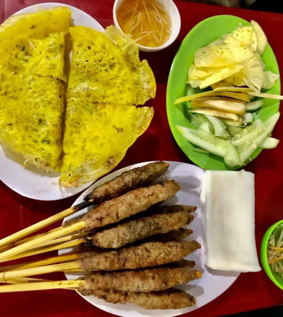 Hình ảnh Combo 6  (3 bánh xèo, 15 nem lụi)