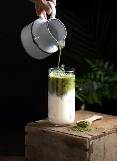 Matcha Latte ( Hamasaen) - 48.000 ₫ tại Tiệm Trà Túi Nâu - Nguyễn Khắc Nhu