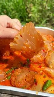 Sứa đạn nón sốt Thái - 139.000 ₫ tại Ăn Vặt Mỹ Linh - Bánh Tráng Trộn, Chân Gà Sốt Thái & Sứa - Hậu Giang