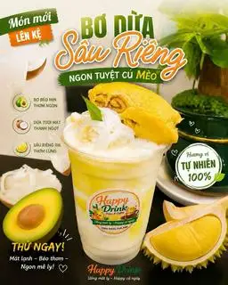 Bơ dừa sầu riêng - 39.000 ₫ tại Happy Drink - Chung Cư Tera Rosa