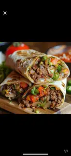 Tacos bò bằm sốt bơ tỏi - 48.000 ₫ tại Bánh Tacos - Bình Quới