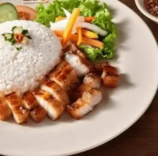 Hình ảnh cơm ba rọi nướng