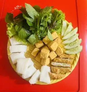 Bún đậu chả cốm , thịt giò - 55.000 ₫ tại Quán 3 Anh Em - Bún Đậu Mắm Tôm & Mì Cay - Liên Khu 4-5