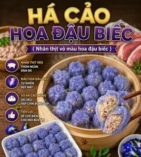 Hình ảnh Há cảo hoa đậu biếc