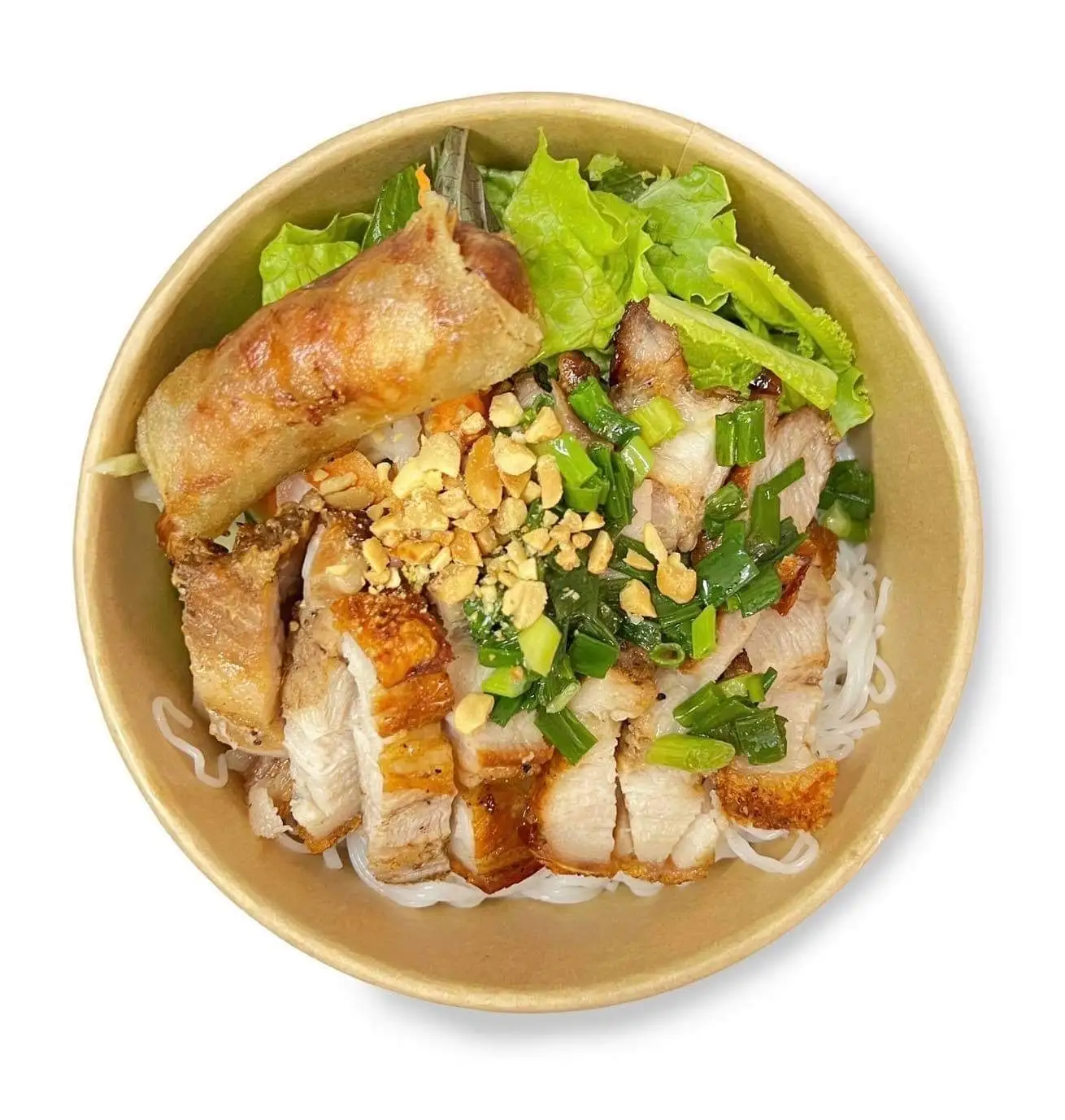 Hình ảnh Bánh Hỏi Heo Quay + Chả Giò Tôm