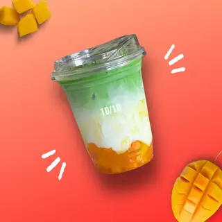 Mango Matcha Latte - 59.000 ₫ tại 10/10 - Cà Phê & Matcha - Trần Hưng Đạo