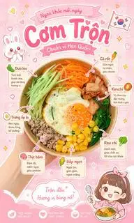 Hình ảnh Cơm Trộn Hàn Quốc