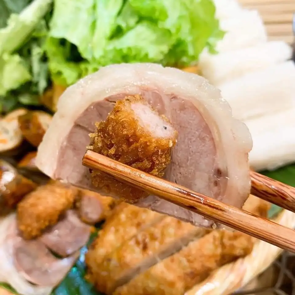 Bún đậu 3MÓN(thịt - cốm - nem chua rán) - 59.000 ₫ tại Bún Đậu Q9 Ngon Siêu Rẻ - Bún Chả & Bún Mắm Nêm - Đường 9