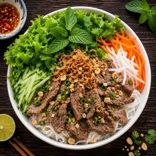 Hình ảnh Bún Trộn Bò