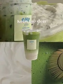 Hình ảnh Matcha kem mè đen