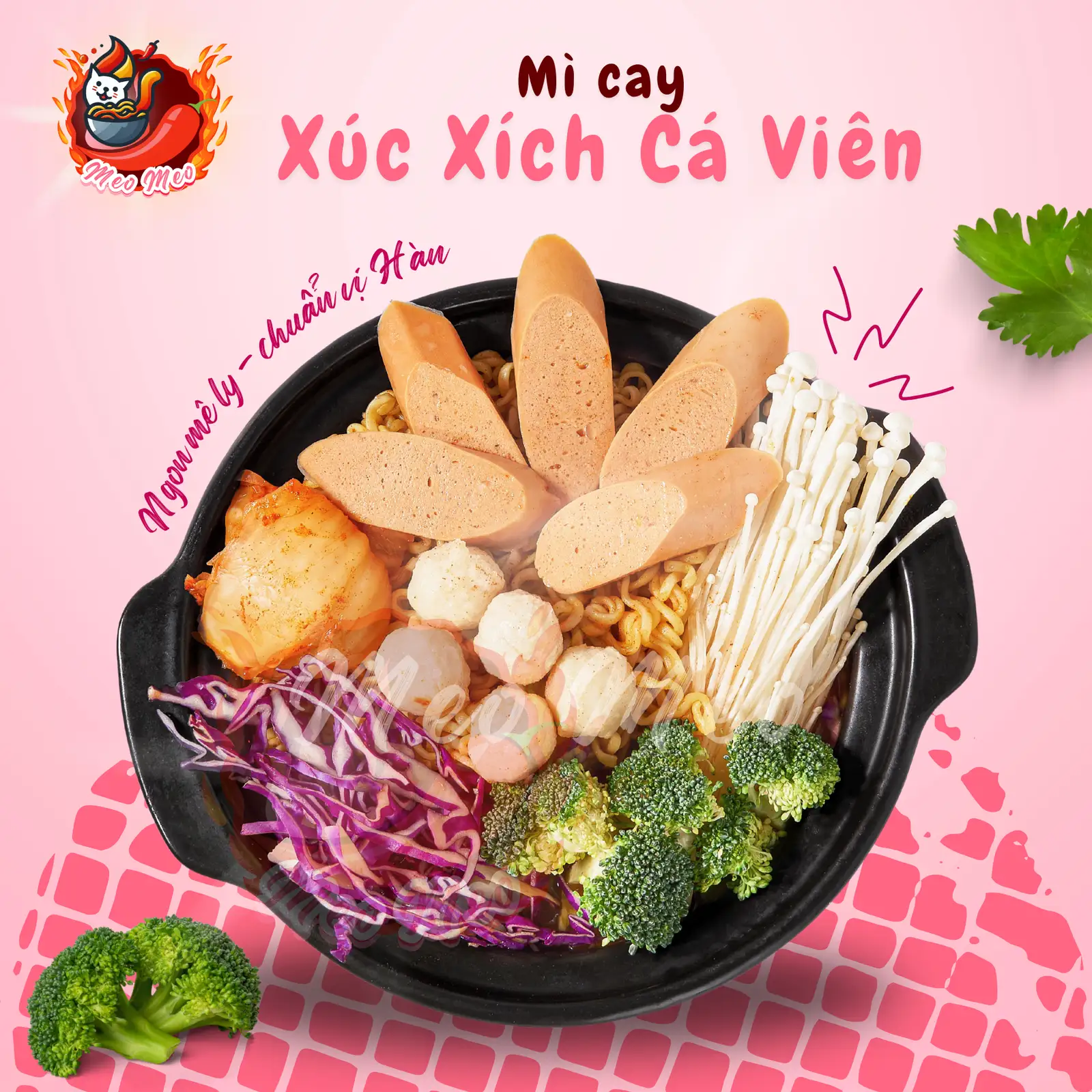 Mì cay Xúc Xích Cá Viên - 48.000 ₫ tại Mì Cay Meo Meo - Tam Hà