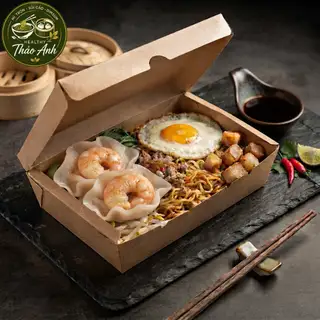 Hình ảnh Mì Trộn Sủi Cảo Tôm Thịt 2V Hấp Trứng Lòng Đào