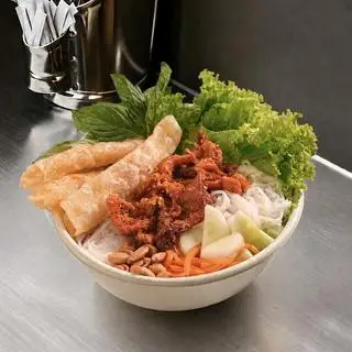 Bún khô Tây Sơn - bún thịt nướng - 45.000 ₫ tại Hà La Cà - Bánh Mì Bình Định & Bánh Cuốn Tây Sơn - Huỳnh Khương Ninh
