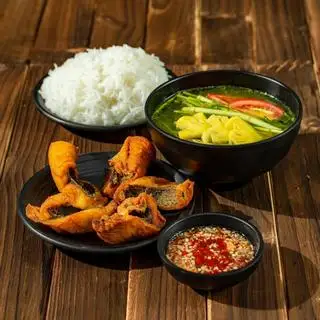 Hình ảnh Bún cá chấm giòn