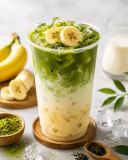Hình ảnh Matcha -Latte Chuối