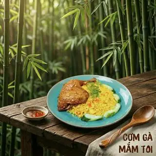 Cơm Gà Sốt Mắm Tỏi - 89.000 ₫ tại Mì Xào Giòn 111