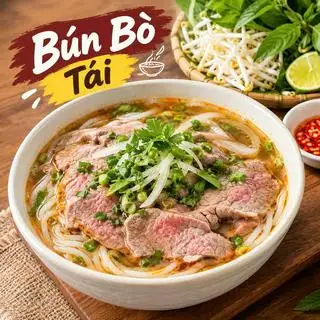 Hình ảnh Bún bò tái