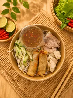 Bún Mắm Nêm Chả ram + chả lụa, thịt luộc - 60.000 ₫ tại Cô Tiên Bún Mắm Nêm Nha Trang - Đường Số 4